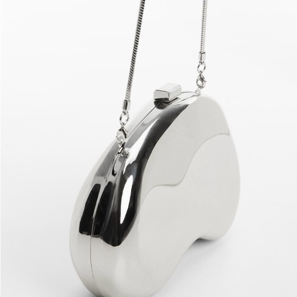 MNG Metallic clutch bag - Picture 4 of 4